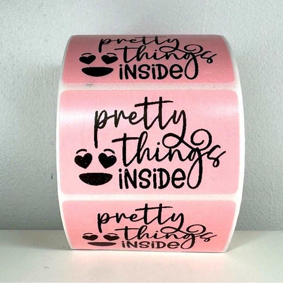 pretty things inside- stickers for small business-100 pcs pack- 2 in - Picture 7 of 9